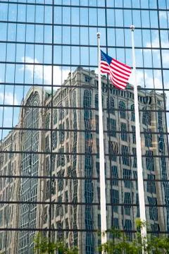 Boston reflections Stock Photos