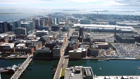 Boston Seapoert District Stock Footage 95011905