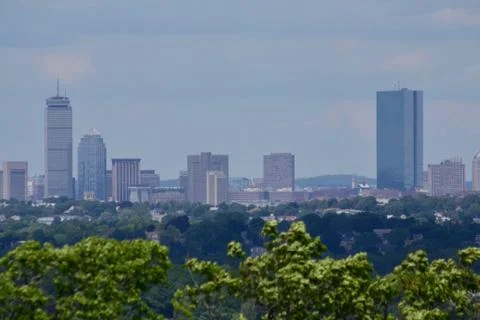 Boston Skyline 2 Stock Photos