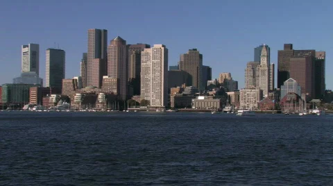 Boston Skyline 스톡 동영상 269773