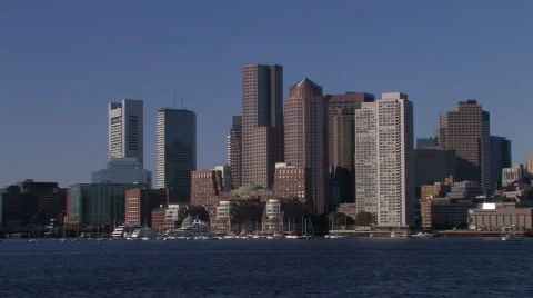 Boston Skyline Stock Footage 269776