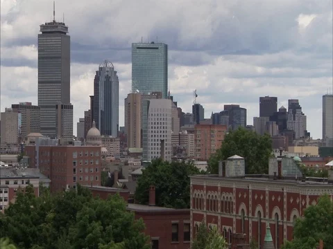 Boston skyline Stock Footage 86750071