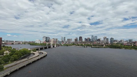 Boston Skyline Video stock 278526388