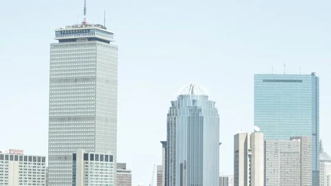 Boston Skyline Stock Footage 344944796