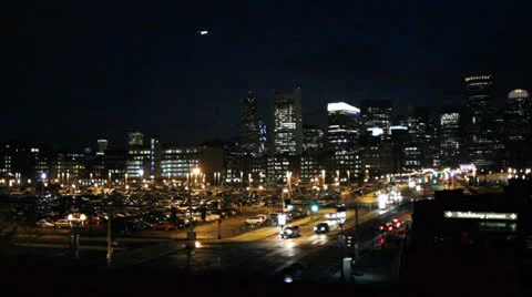 Boston Skyline with helicopter 스톡 동영상 26753122