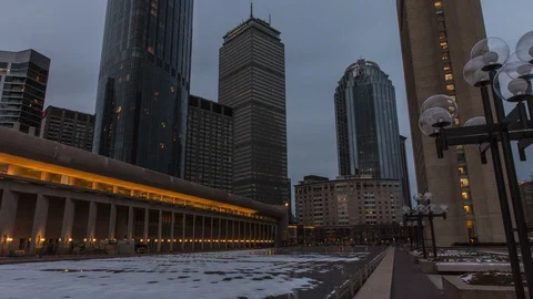 Boston Skyline Hyperlapse Vidéo 126250300