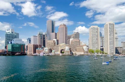 Boston skyline Foto stock