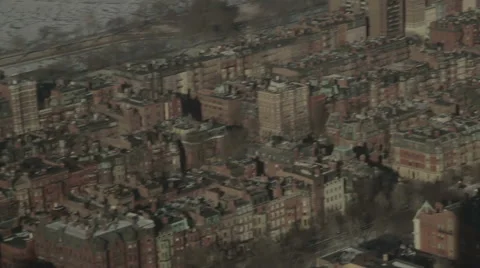 Boston Skyline Sweep Stock Footage 59762766