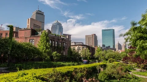 Boston Skyline Timelapse Vidéo 77485769