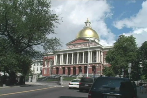 Boston Statehouse3 Video stock 146721