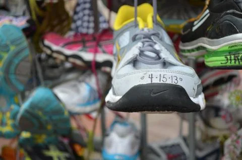 Boston Strong Memorial Foto stock