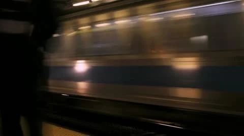 Boston subway time lapse pullback Stock Footage 21283546
