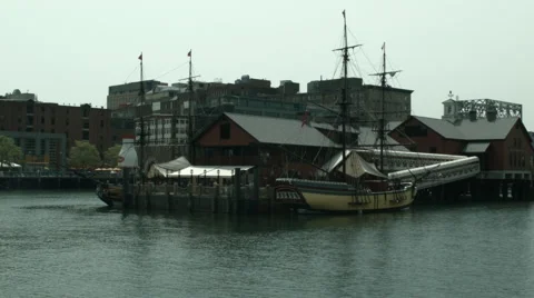 Boston Tea Party 库存影片 61218870