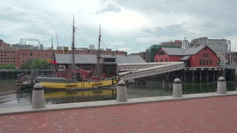 Boston Tea Party Stock Footage 134080221