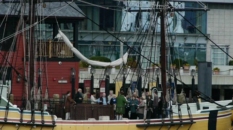 Boston Tea Party Ship Stock-Footage 32483370