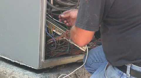 Boston traffic light control box Video stock 12338990