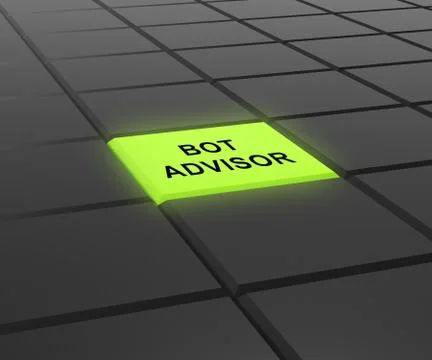 Bot Advisor Chatbot Assistance Help 3d Illustration Stock Illustration