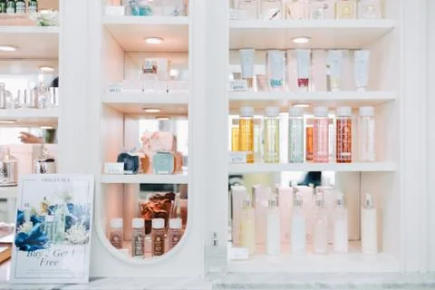 Botanic cafe design Stockfoto's