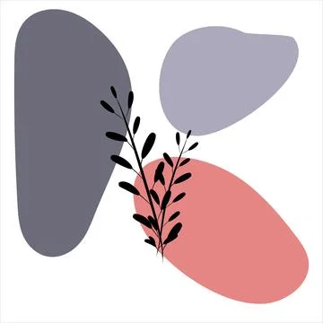 Botanic line art. Illustrazione stock