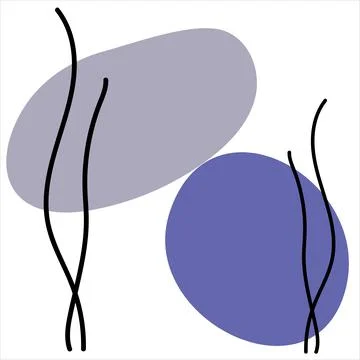 Botanic line art. Stock Illustration