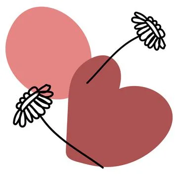 Botanic line art. Stock Illustration