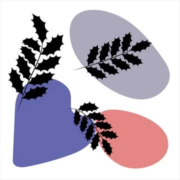 Botanic line art. Stock Illustration