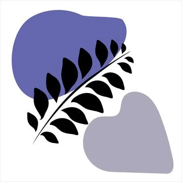Botanic line art. Stock Illustration