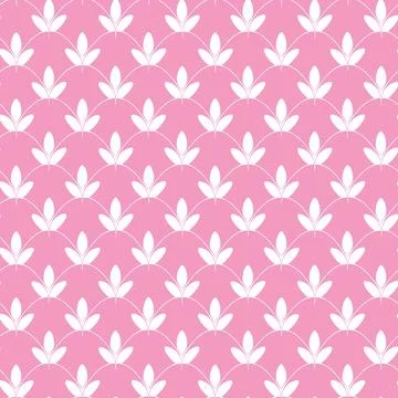 Botanical abstract seamless pattern. Minimalism design, cut out elements, a.. Illustrazione stock