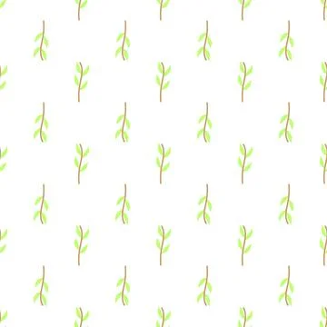 Botanical floral seamless pattern. Vector flower repeat textile Stock Illustration