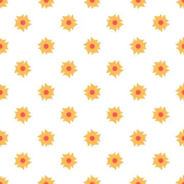 Botanical floral seamless pattern. Vector flower repeat textile Stock Illustration