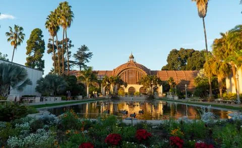 Botanical Garden and Lily pond in Balboa Park, San Diego Stock Photos