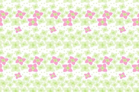 Botanical Motifs seamless vector texture. Little flowers Illustrazione stock