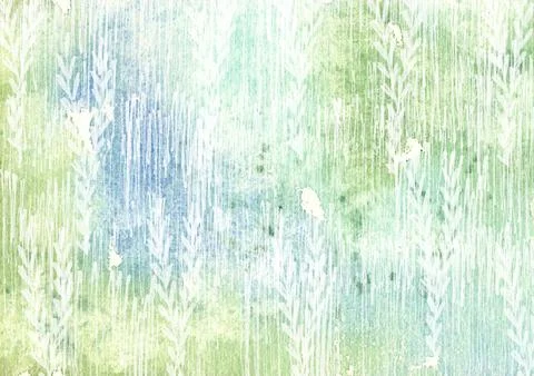 Botanical pattern, ecological texture, abstract poster, ecology of the planet Stock Illustration