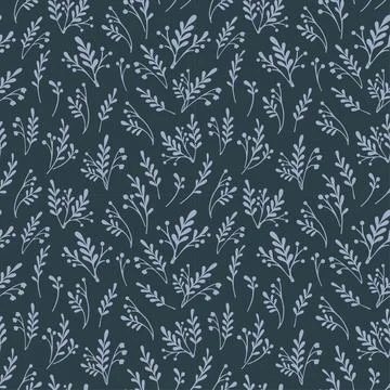 Botanical pattern Stock Illustration