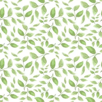 Botanical seamless pattern Background for scrapbook, design of cards, decor, Stock Illustration