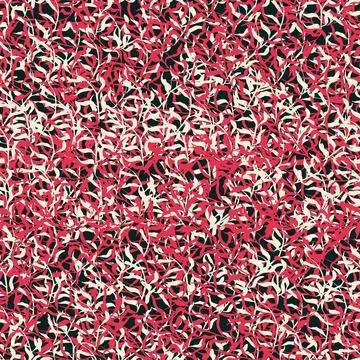 Botanical seamless vector pattern Illustrazione stock