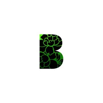 Botanique letter Stock Illustration