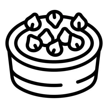 Botany buckwheat icon outline vector. Flower plant 스톡 일러스트