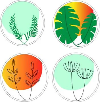 Botany, floristry Stock Illustration