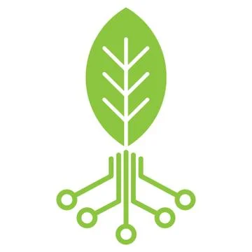 Botany science technology, bio-tech Stock Illustration