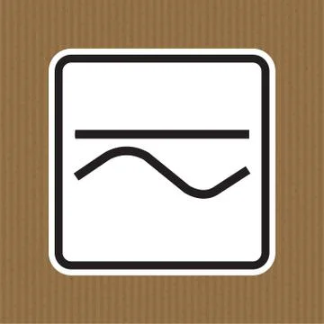 Both Direct And Alternating Current Symbol Sign Isolate On White Background,V Stock Illustration