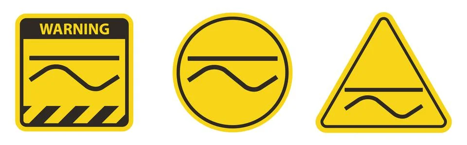 Both Direct And Alternating Current Symbol Stock Illustration