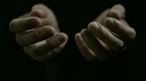 Both hands opened to care you Stock Footage 62558507