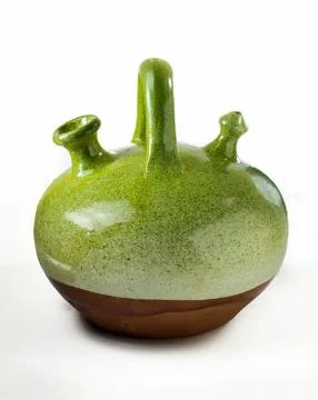 Botijo, vessel typical for drinking Stock Photos