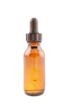Botle of aromatherapy oil Stock Photos