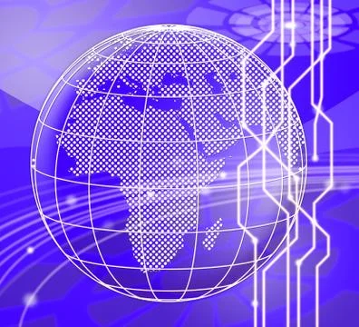 Botnet Illegal Scam Network Fraud 3d Illustration 스톡 일러스트