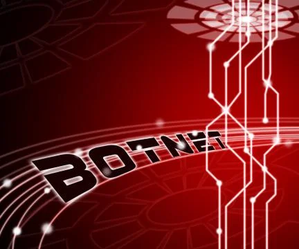 Botnet Illegal Scam Network Fraud 3d Illustration Stock Illustration