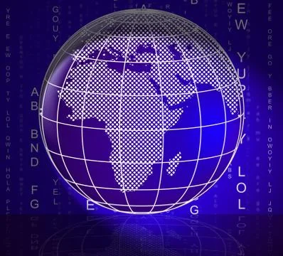 Botnet Illegal Scam Network Fraud 3d Illustration Stock Illustration
