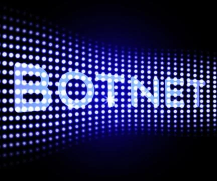 Botnet Illegal Scam Network Fraud 3d Illustration 스톡 일러스트