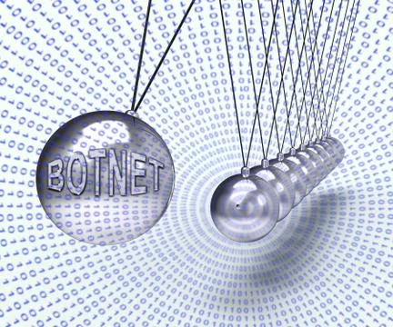 Botnet Illegal Scam Network Fraud 3d Rendering 스톡 일러스트